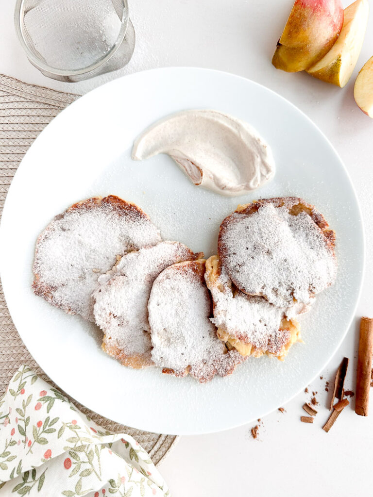 placuszki lowcarb bez cukru z jabłkiem