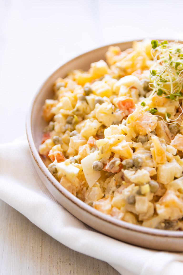 Niskowęglowodanowa Sałatka Jarzynowa Sałatka jarzynowa