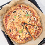 Pizza keto, lowcarb, bezglutenowa, zdrowa pizza