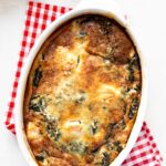 Keto quiche z łososiem i szpinakiem