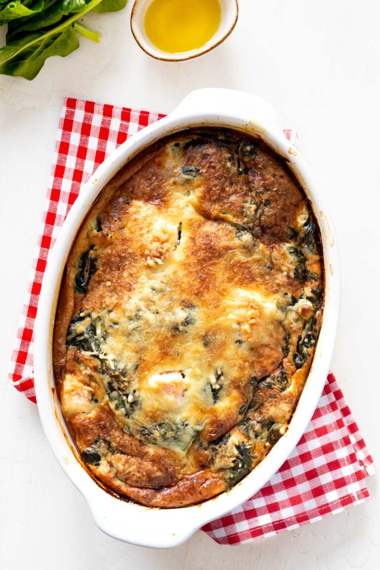 Quiche z łososiem i szpinakiem Keto quiche z łososiem i szpinakiem