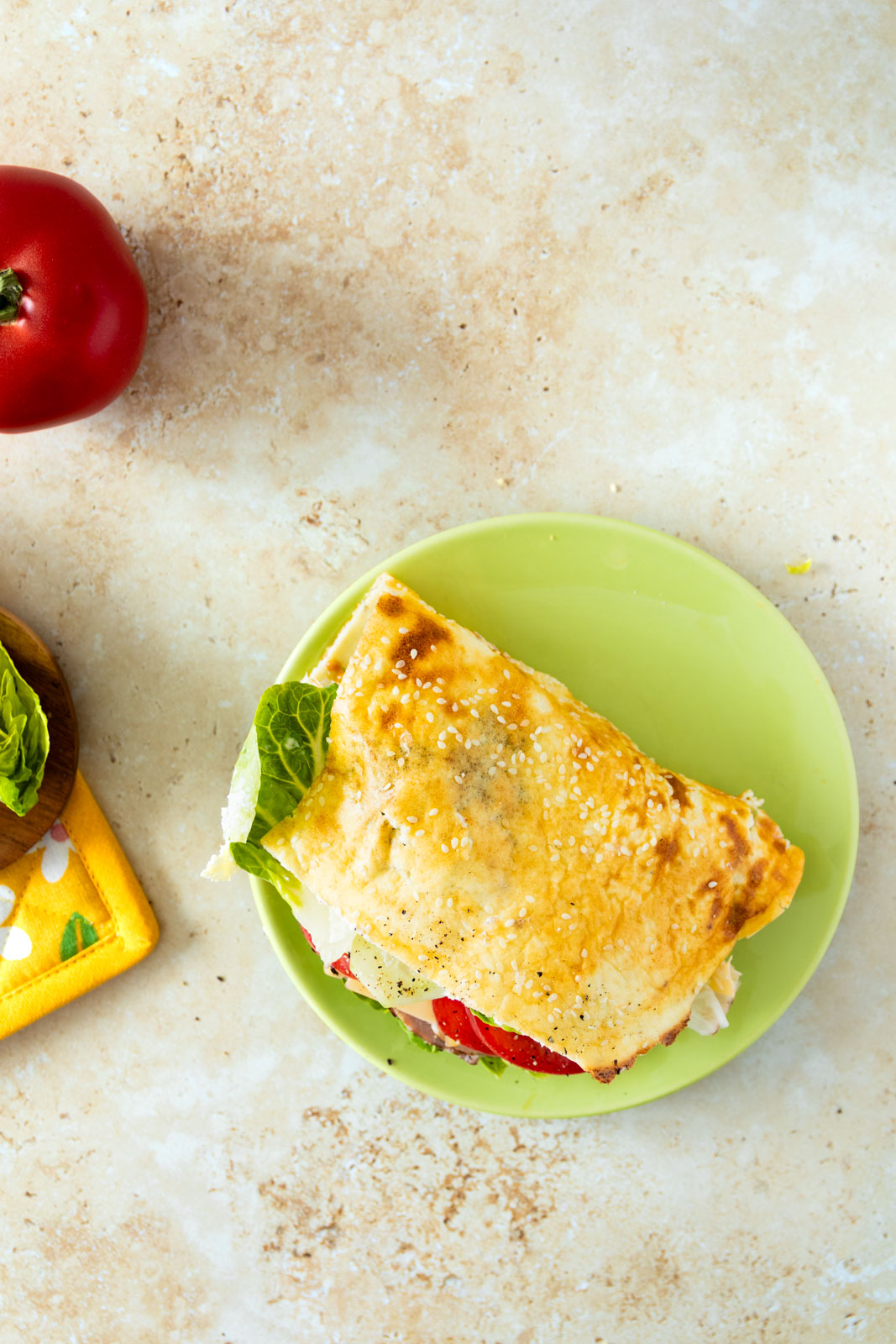 tortilla z serka wiejsiego lowcarb