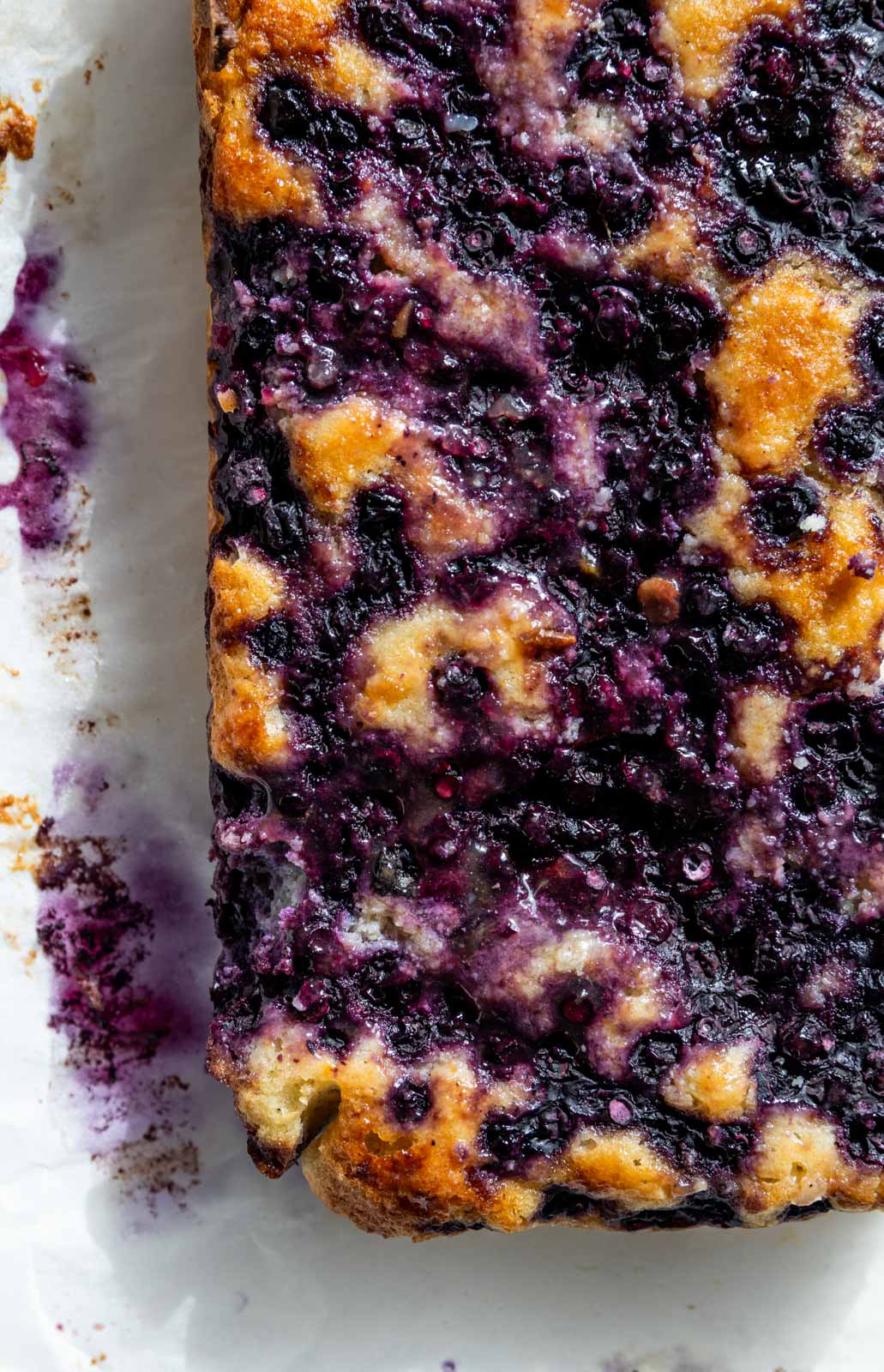 Ciasto ucierane bezglutenowe keto/lowcarb z jagodami
