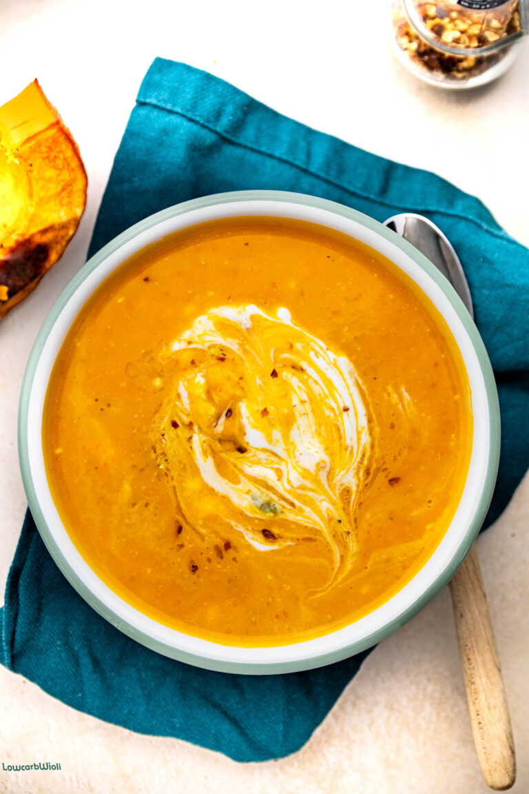 zupa dyniowa lowcrab z feta